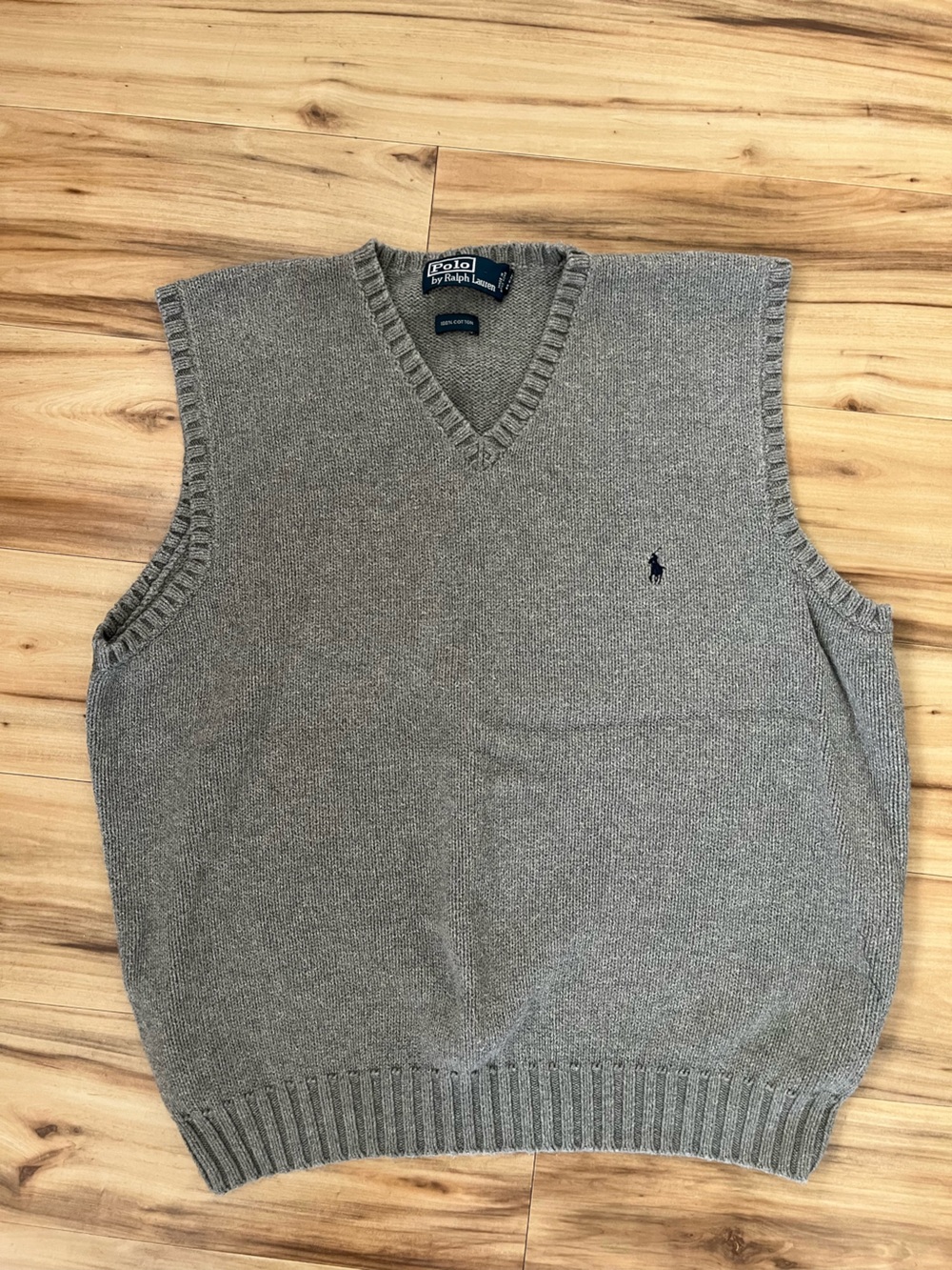 Ralph Lauren Gray V-Neck Sweater Vest
